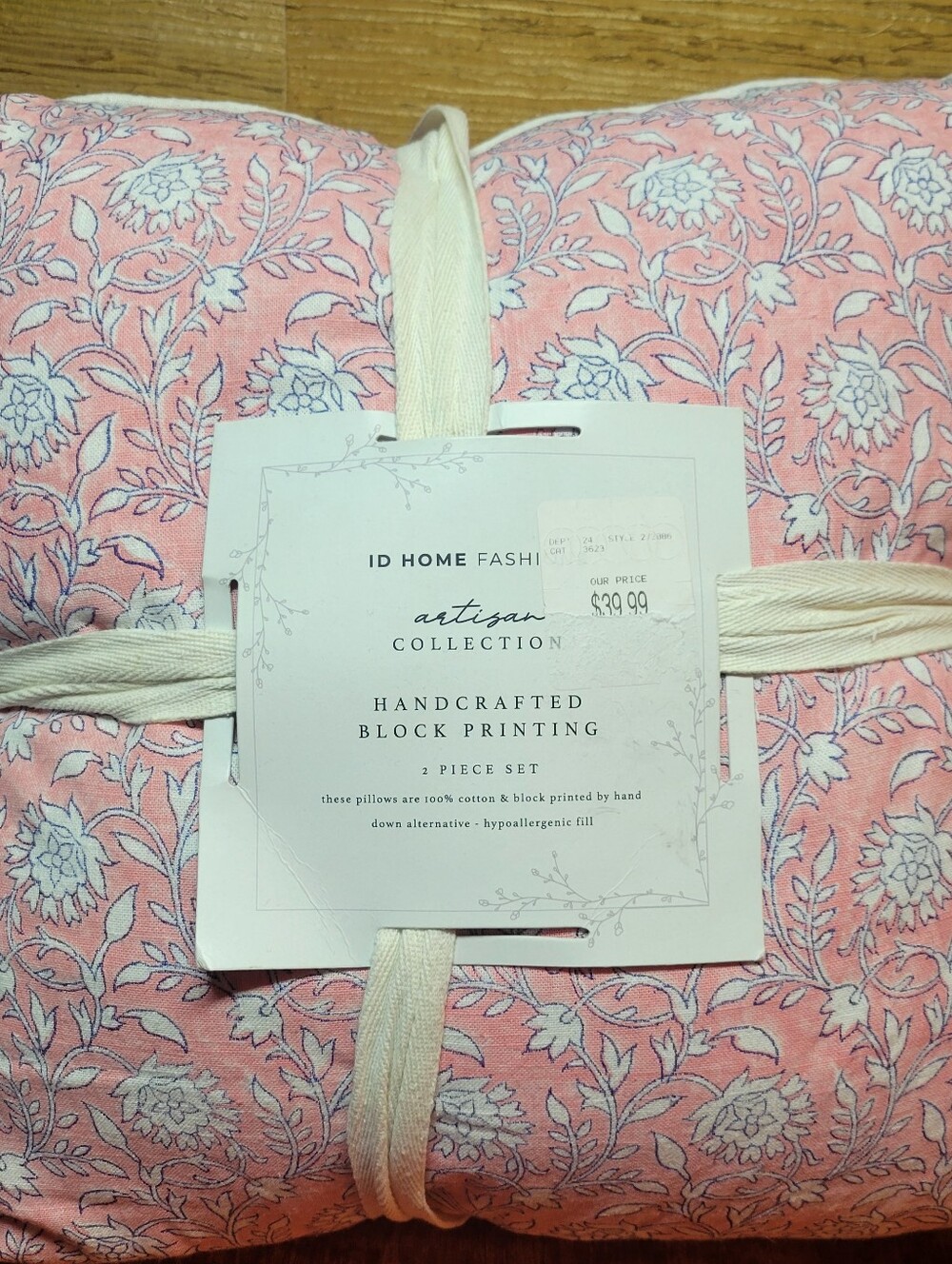 2 New Pink Accent Throw Pillows